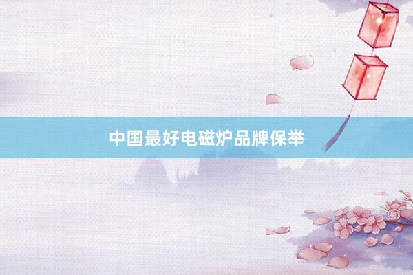 中国最好电磁炉品牌保举